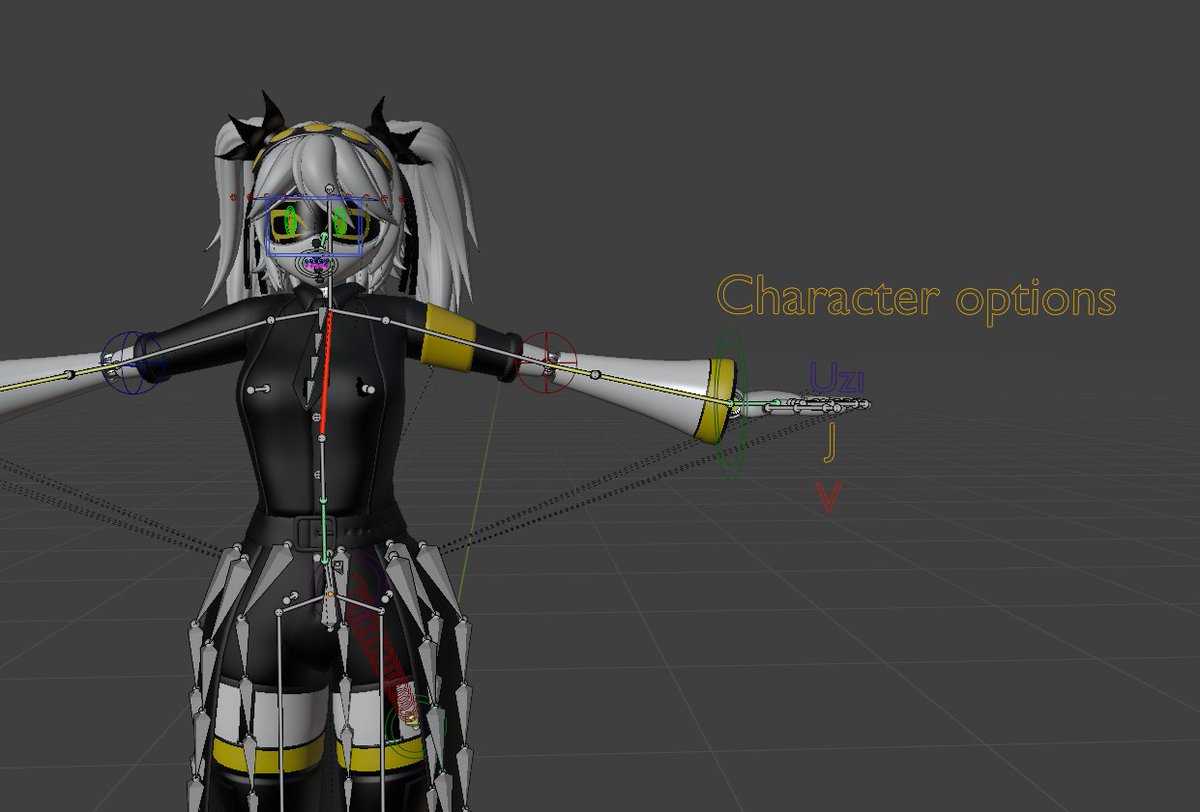 Humanoid Insect Vrchat Model V, J & Uzi humanoid Pack is updated. - Added Unity files with V model ...