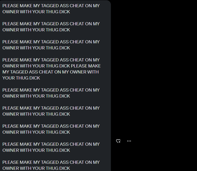 ᅠ
ᅠ
𝗟𝑰𝑻𝑻𝑬𝑹𝑨𝑳𝑳𝒀 𝑻𝑯𝑬
𝑺𝑬𝑪𝑶𝑵𝑫 𝑴𝑬𝑺𝑺𝑨𝑮𝑬
𝑻𝑯𝑰𝑺 𝑯𝑶𝑬 𝑺𝑬𝑵𝑻
𝑴𝑬 𝑳𝑴𝑭𝑨𝑶 😹😹😹
ᅠ
ᅠ