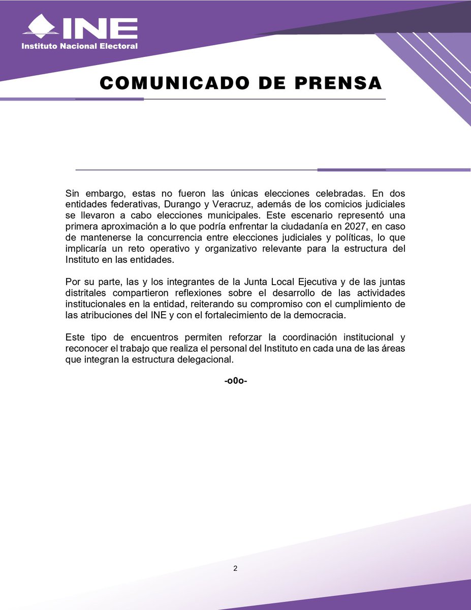 #BoletinINe | El dialogo entre el Consejo General y las juntas locales у distritales del INE fortalece la operación institucional. ⬇️⬇️⬇️