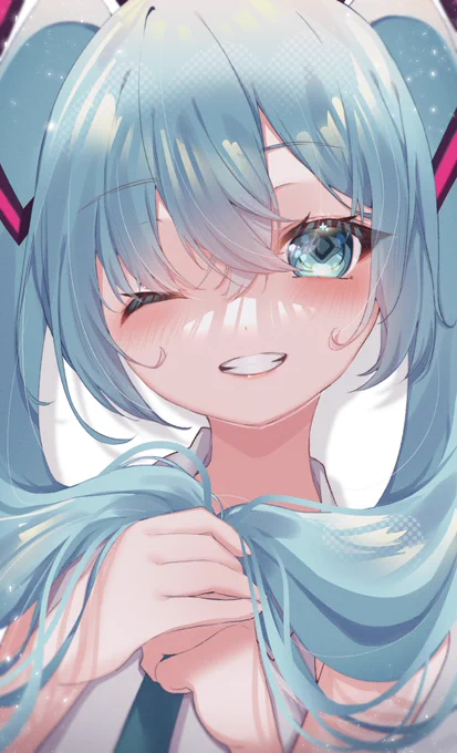 昨日ラフをあげたので3年前に描いた初音ミクを再掲しておく。 え、つまりミクちゃん描くの3年振り・・・ってコツ!?