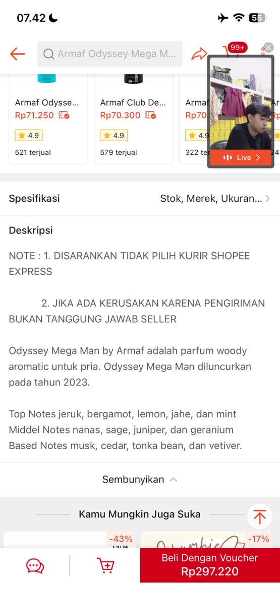 danseee_'s tweet photo. @txtfrombrand pantesan di official Armaf dia kasih note gini https://t.co/JdEWSYAee6