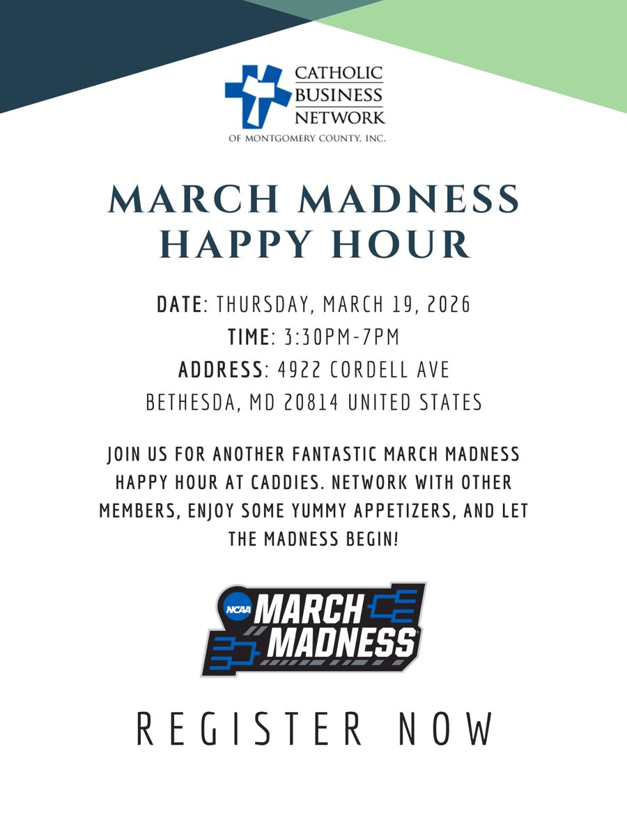 CBN_Moco's tweet photo. 🚨🚨BEST TIME OF THE YEAR 🚨🚨

March madness happy hour is one week away at Caddies! 

Sign up now: https://t.co/lIQNBrOo93 https://t.co/O6yfTjiMPE
