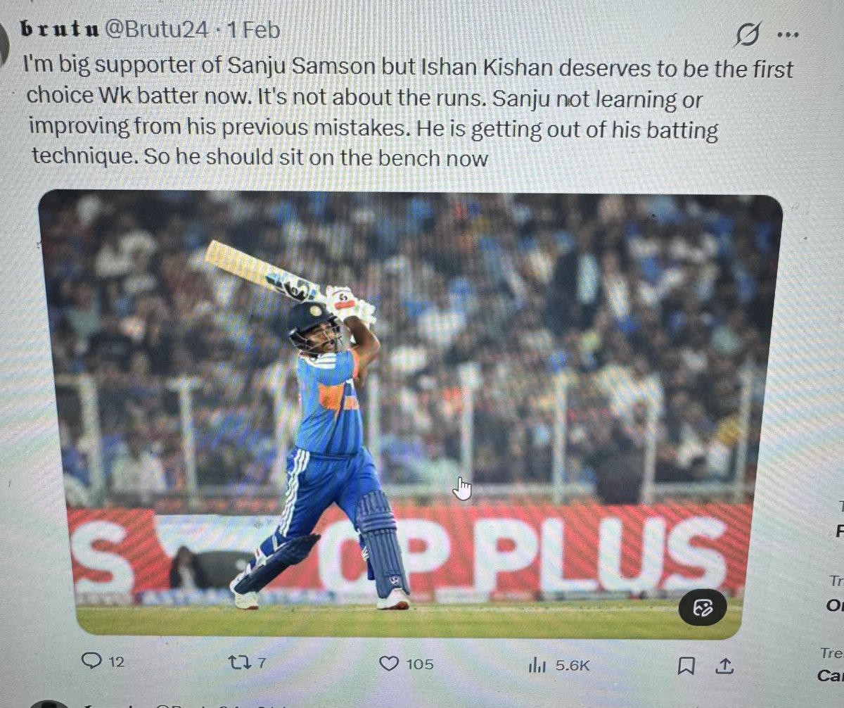 lovethug4's tweet photo. നിലപാട് !! ഇരട്ടത്താപ്പ് !! കഷ്ടകാലത്തു സഞ്ജുവിനെ ചേർത്ത് പിടിച്ച ഏടുകൾ . ടീം തോറ്റാൽ കളിക്കാരുടെ വീടിന് കല്ലെറിയുന്ന അതെ മനോഭാവം. എന്റെ റിയാക്ഷന് അന്നേ കമെന്റ് ആയി ഇട്ടിട്ടുണ്ടായിരുന്നു. @Brutu24 https://t.co/95jJHiXoPo
