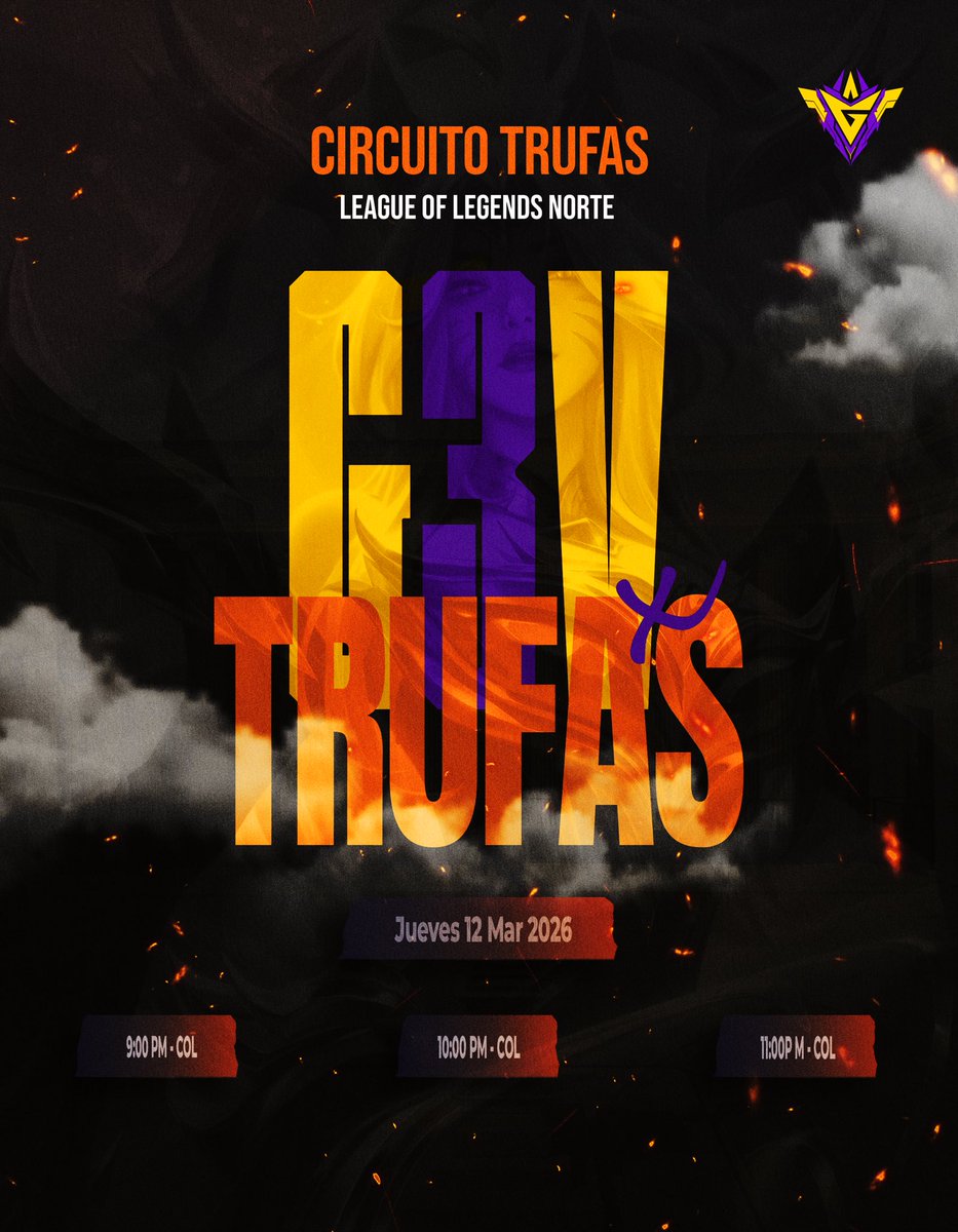 G3VEsports's tweet photo. Estamos en el circuito de trufas! 
Los vemos en la grieta con todo su apoyo para esta nueva aventura 
#GOG3V ✨🫡 https://t.co/eZIEFYsCvs