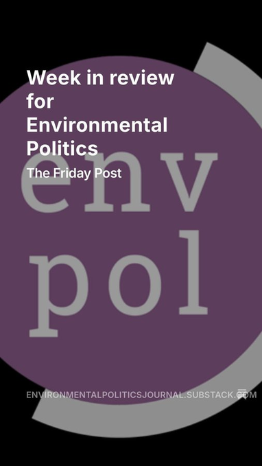 Environmental Politics tweet media