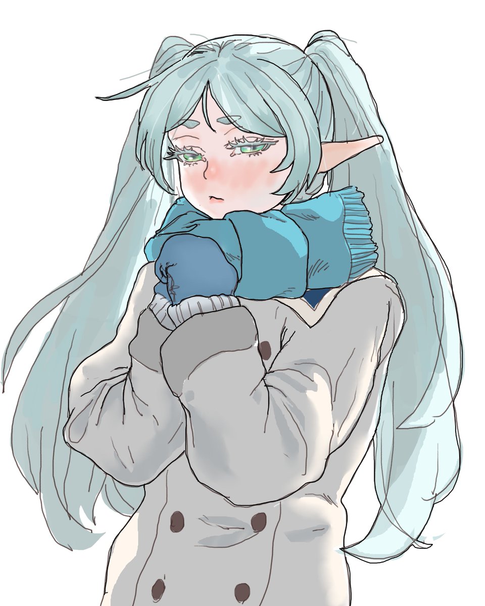 Its Frieren Friday. I miss her winter outfit.