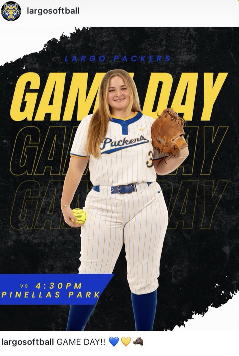 LARGO HIGH SCHOOL PACKERS SOFTBALL🥎 tweet media