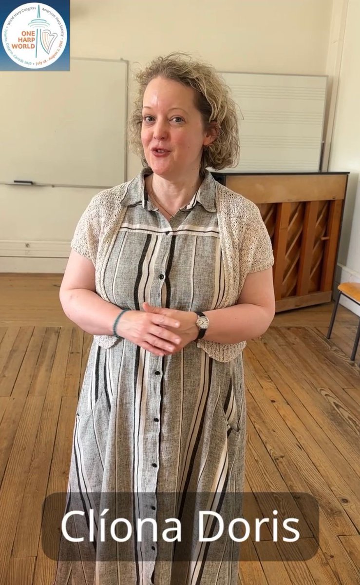 WHCHarp's tweet photo. We are delighted to share a series of short interviews with the World Harp Congress Board members, inviting you to join One Harp World in 𝗧𝗼𝗿𝗼𝗻𝘁𝗼, 𝗖𝗮𝗻𝗮𝗱𝗮, 𝗳𝗿𝗼𝗺 𝗝𝘂𝗹𝘆 𝟮𝟴 𝘁𝗼 𝗔𝘂𝗴𝘂𝘀𝘁 𝟯, 𝟮𝟬𝟮𝟲 🪉
🎤 𝗖𝗹í𝗼𝗻𝗮 𝗗𝗼𝗿𝗶𝘀 (Ireland 🇮🇪) #oneharpworld https://t.co/HfMfKrLxrf