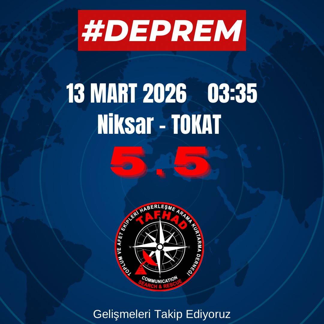 TAFHAD ARAMA KURTARMA HABERLEŞME DERNEĞİ tweet media