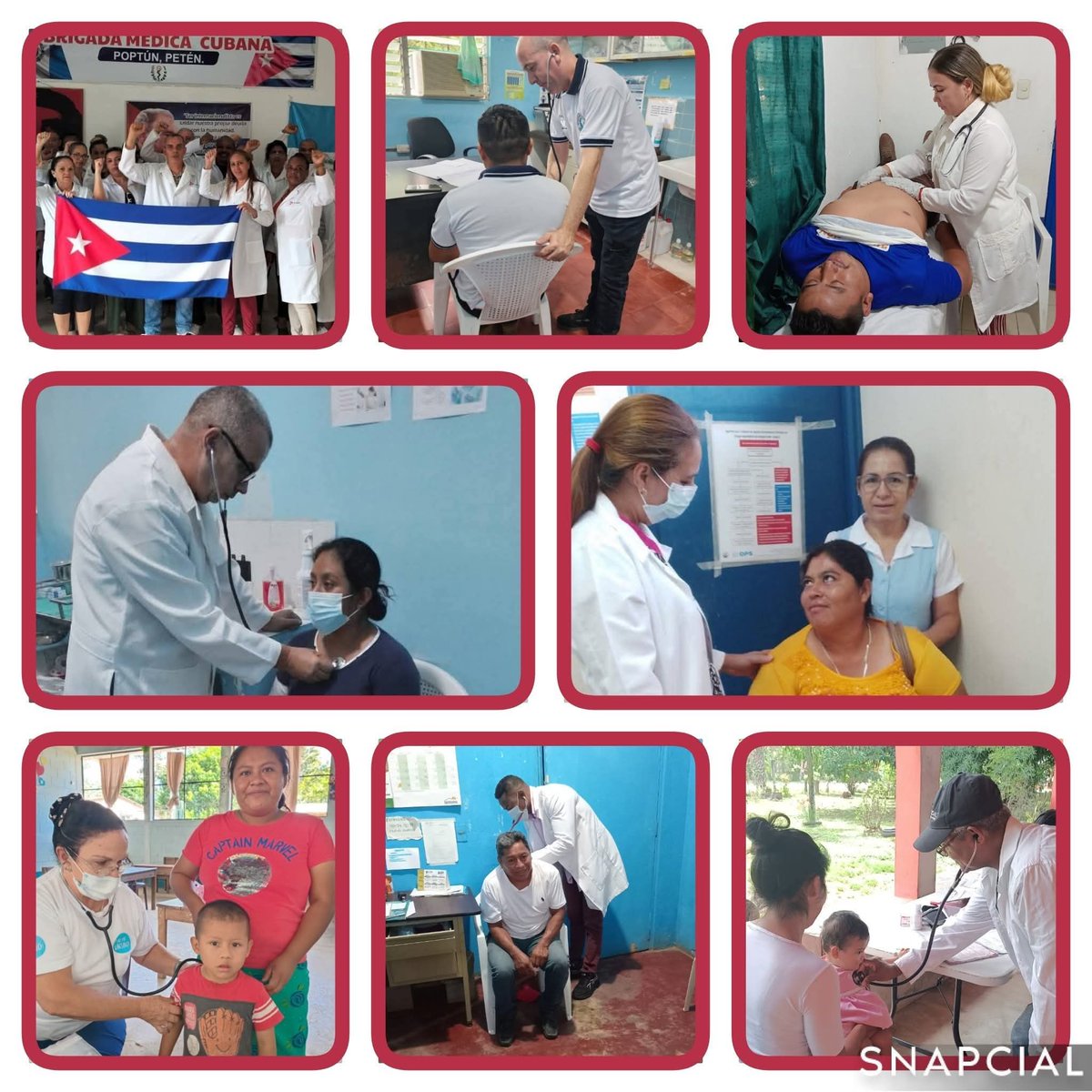 IsraelVazq6664's tweet photo. Embajadores de la solidaridad, el humanismo, sembrando amor y esperanza a los más necesitados. Los profesionales de la salud de la #BMCGuatemala, invencibles soldados del ejército de batas blancas fundado por #FidelPorSiempre.
#CubaPorLaVida
#CubaCoopera https://t.co/WQSeCI9jrD