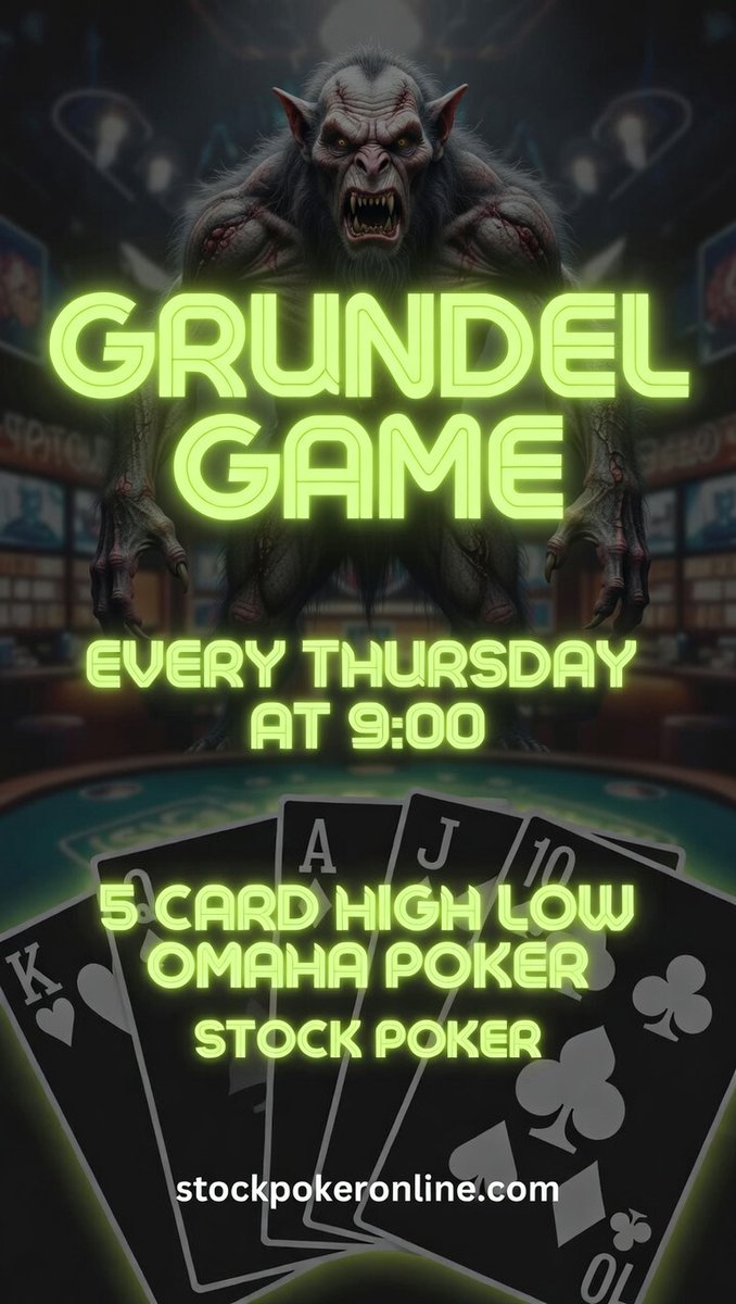 Stock Poker Online tweet media