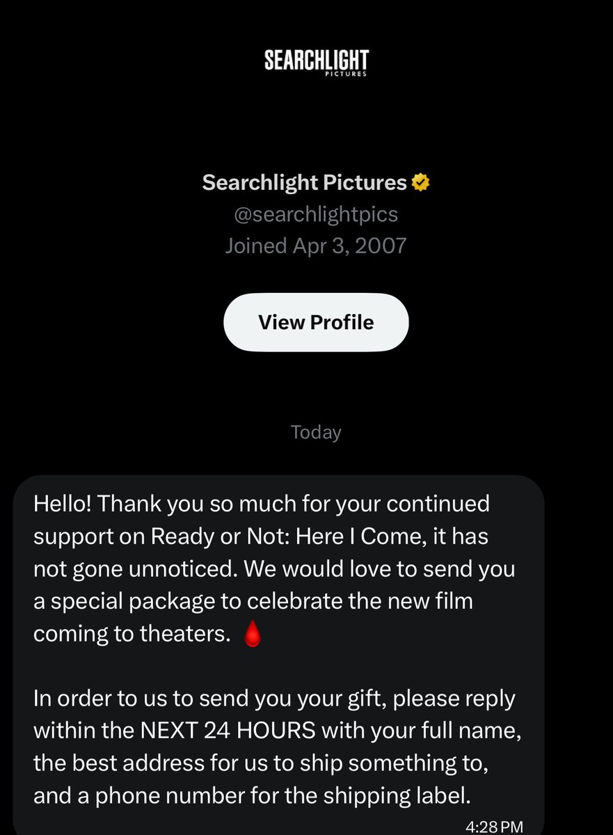 bella saw #ReadyOrNot2 🩸 tweet media