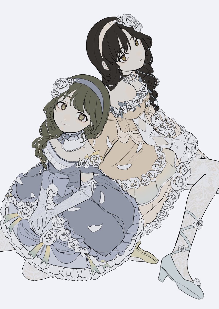 にちかちゃんとルカちゃん🌹