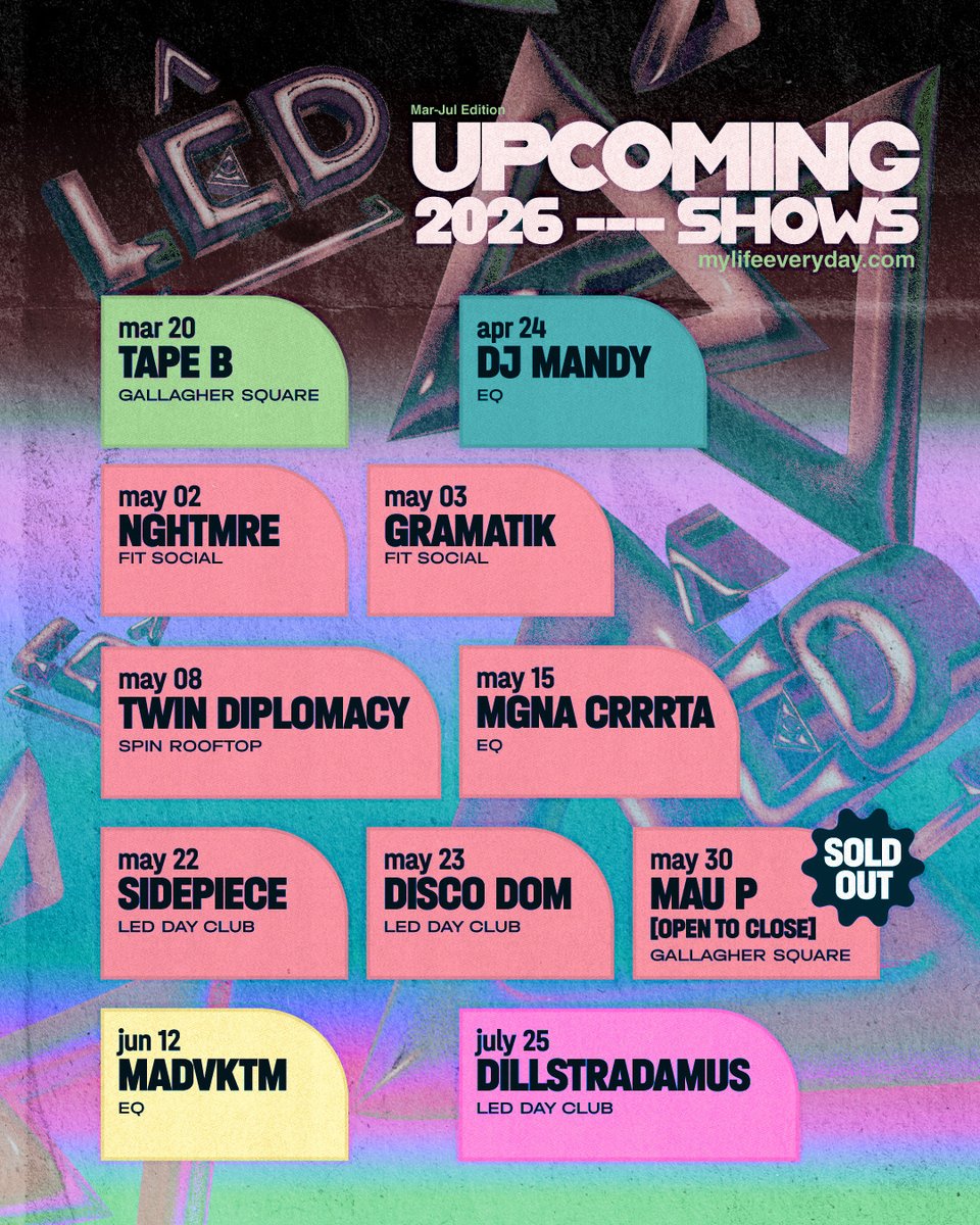 LED Presents tweet media