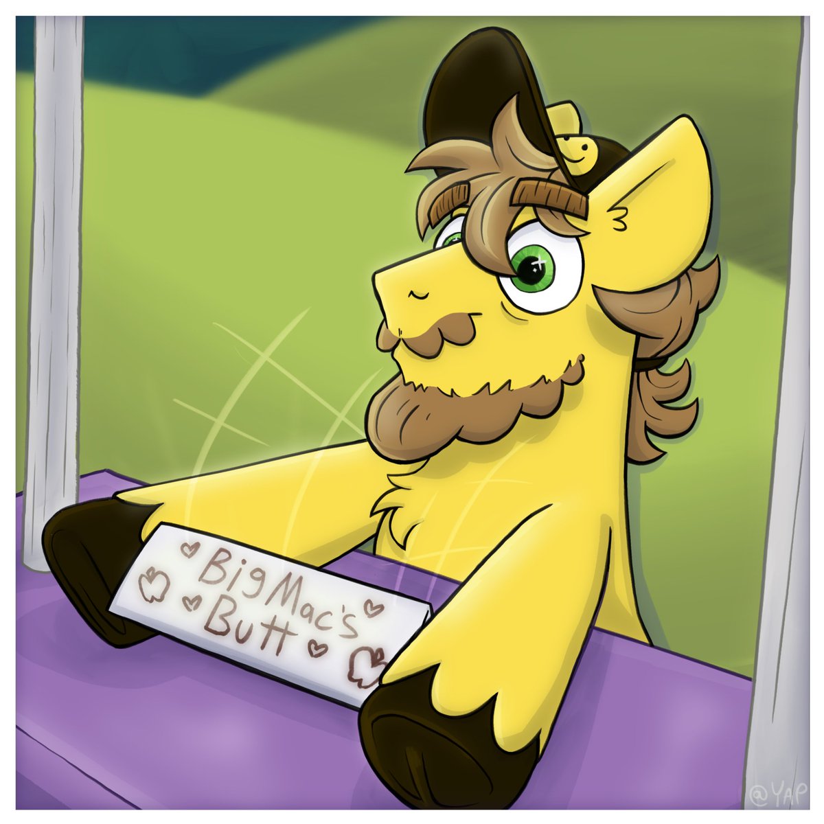 YellowArtPone's tweet photo. I’m really glad to see Y’all liked that last drawing so much, it makes me confident that what I’ve got cooking up will be something that everyone can enjoy, Mac Lovers or not. I’ve got a Multi-Part Comic in the work Focusing on our Big Red Stallion, so Stay tuned for details! 🍎 https://t.co/4cELpYZMuV