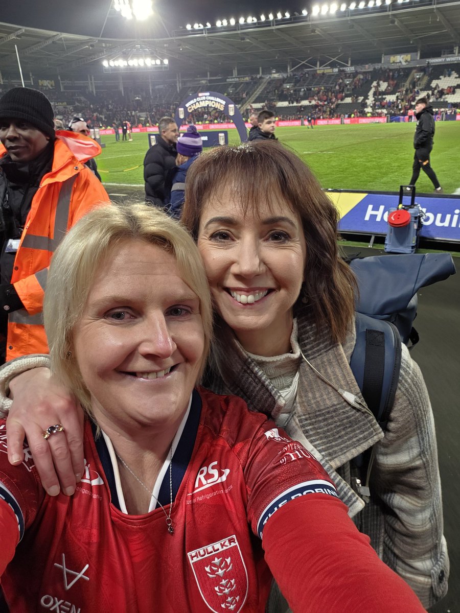 Thank you <a href="/tanyaarnold/">Tanya Arnold</a> what a birthday present that was. My little old <a href="/hullkrofficial/">Hull KR</a> are world champions!