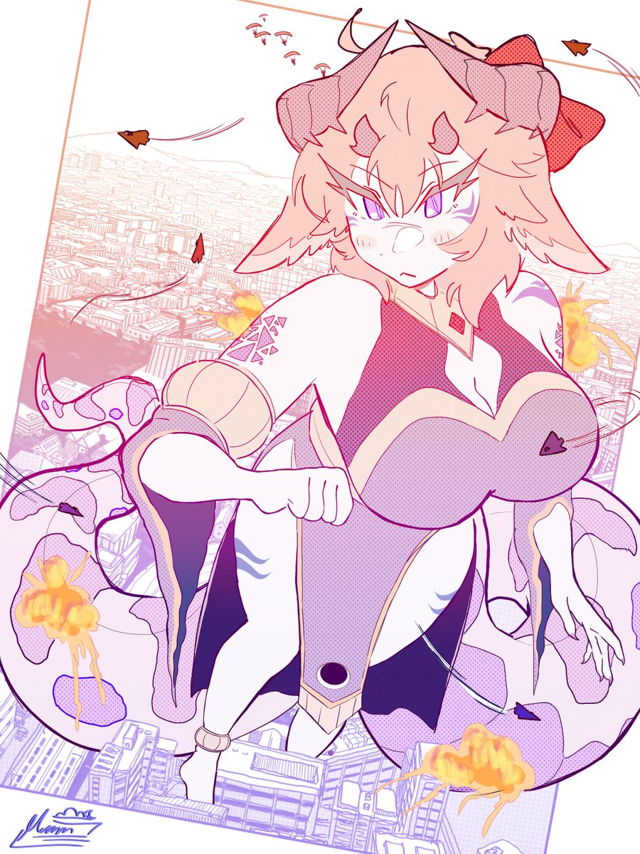 Muna 🪽🌘| Gorgon Kaiju tweet media