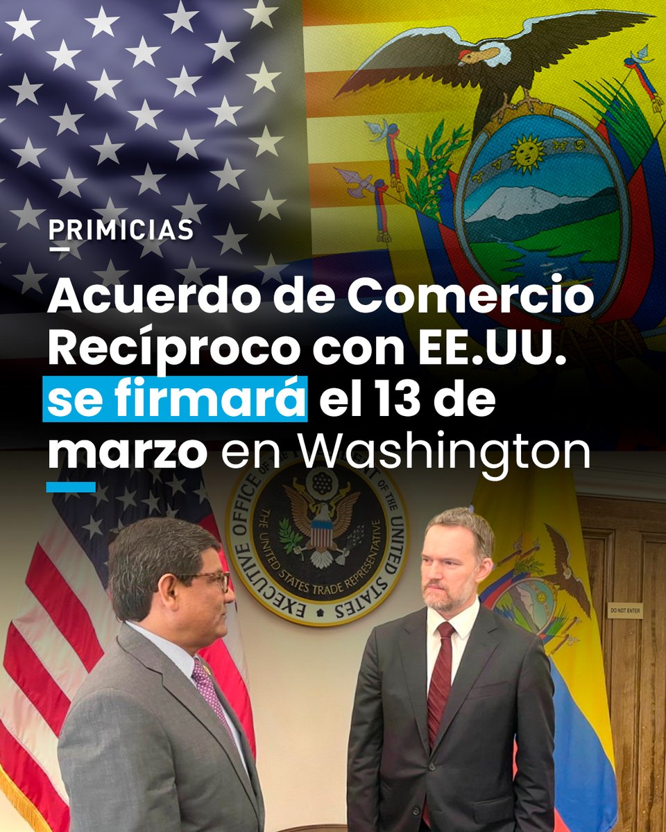 Una vez que entre en vigencia el acuerdo recíproco, el 50% de las exportaciones hacia Estados Unidos quedarán exoneradas de la sobretasa arancelaria, impuesta desde abril de 2025. prim.ec/OEgm50Ytc5A