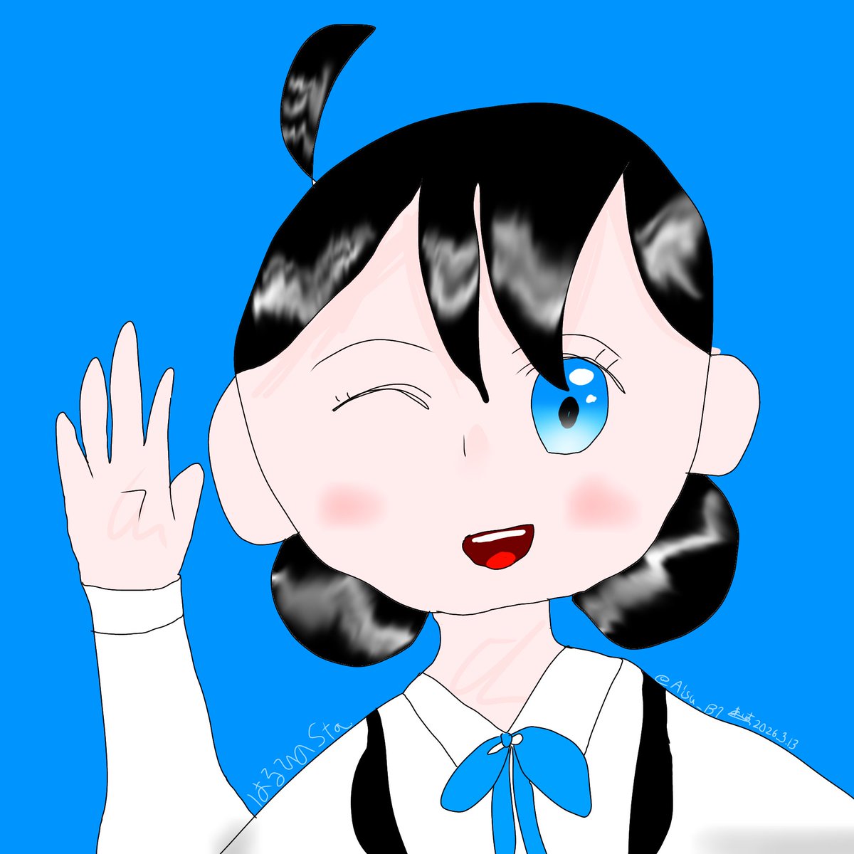 Aisu___B1's tweet photo. はるひのちゃ～✌️
 #青いラインで繋がっていけ https://t.co/W5gIpK2VfD