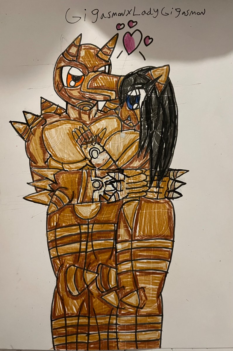 BlueVampirefox's tweet photo. Bulkmon x Kinkakumon & Gigasmon x LadyGigasmon. Enjoy. #Digimon #Bulkmon #Kinkakumon #Gigasmon #Digimonoc #Canonxoc #Digimonart #Digimonfanart #Digimonartwork #Furryart #Furryartwork #Anthroart #Anthroartwork #Animeart #Animeartwork https://t.co/QPBEixpLfZ