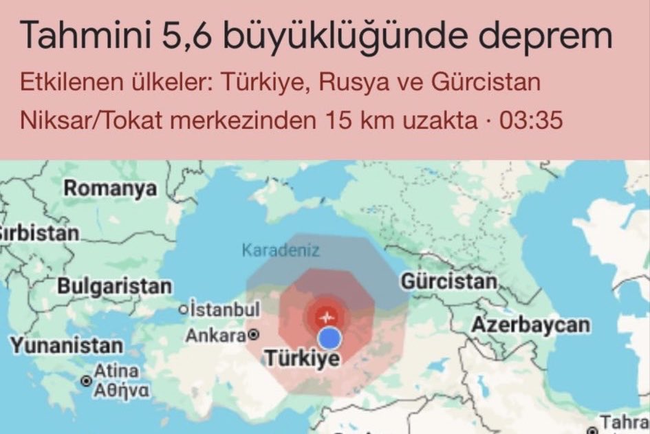 #DEPREM Tokat merkezli meydana gelen Samsun’umuz ve birçok ilde hissedilen deprem nedeniyle etkilenen tüm vatandaşlarımıza geçmiş olsun dileklerimi iletiyorum.

Allah ülkemizi ve milletimizi her türlü afetten muhafaza eylesin.