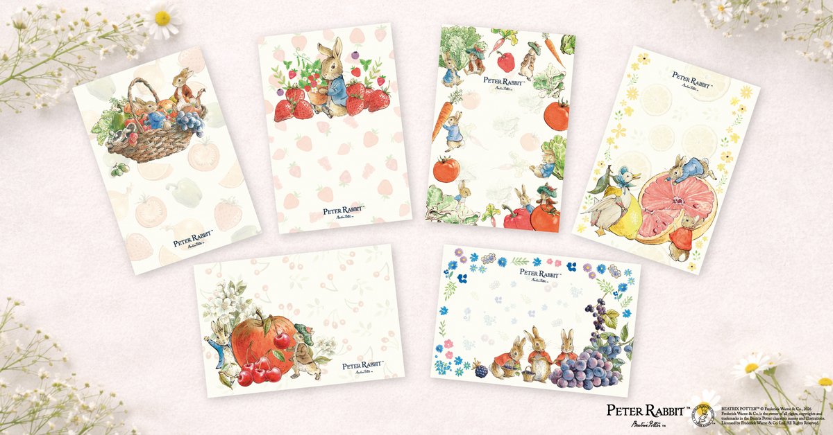 【郵便局限定販売】『ピーターラビット™︎絵はがき 2026』を販売開始します prtimes.jp/main/html/rd/p…