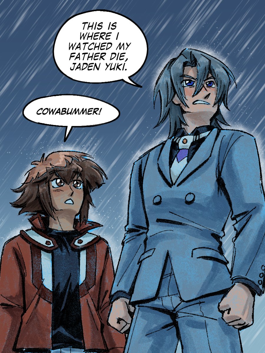 rewatching yugioh gx season 2 rn and it feels like this