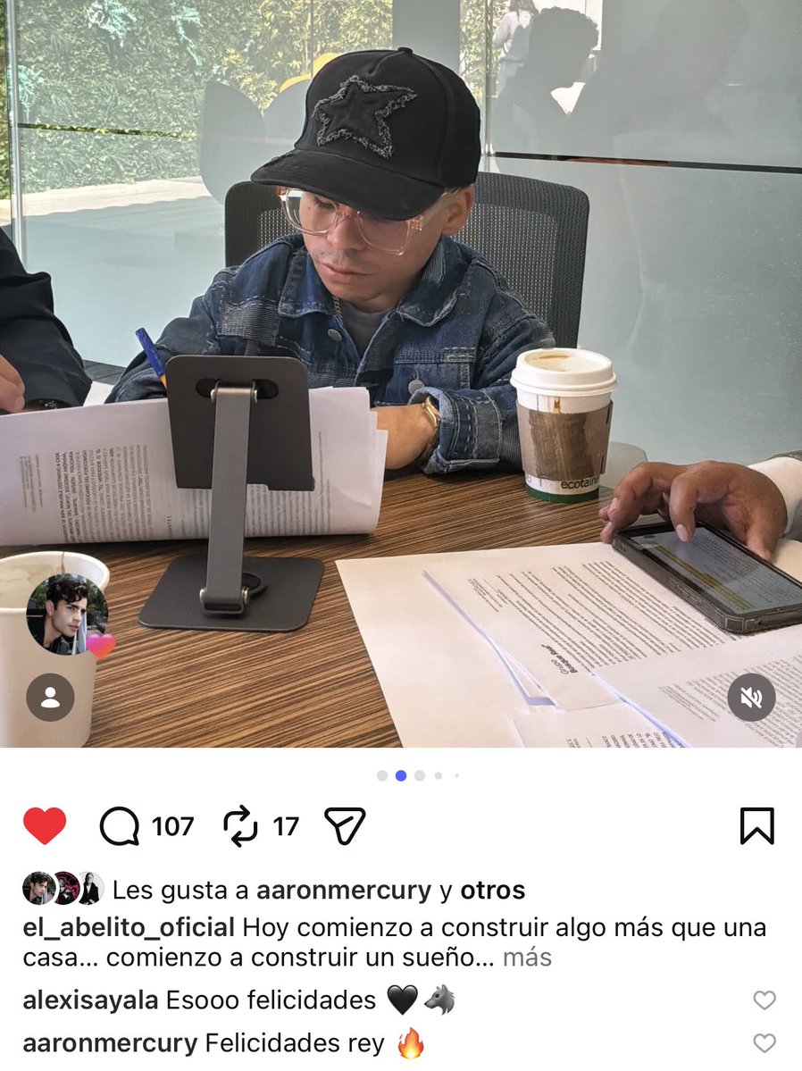 Abelito anunció la construcción de su casa soñada y su nueva empresa constructora 🥹. Y Aarón y Alexis felicitándolo 💓