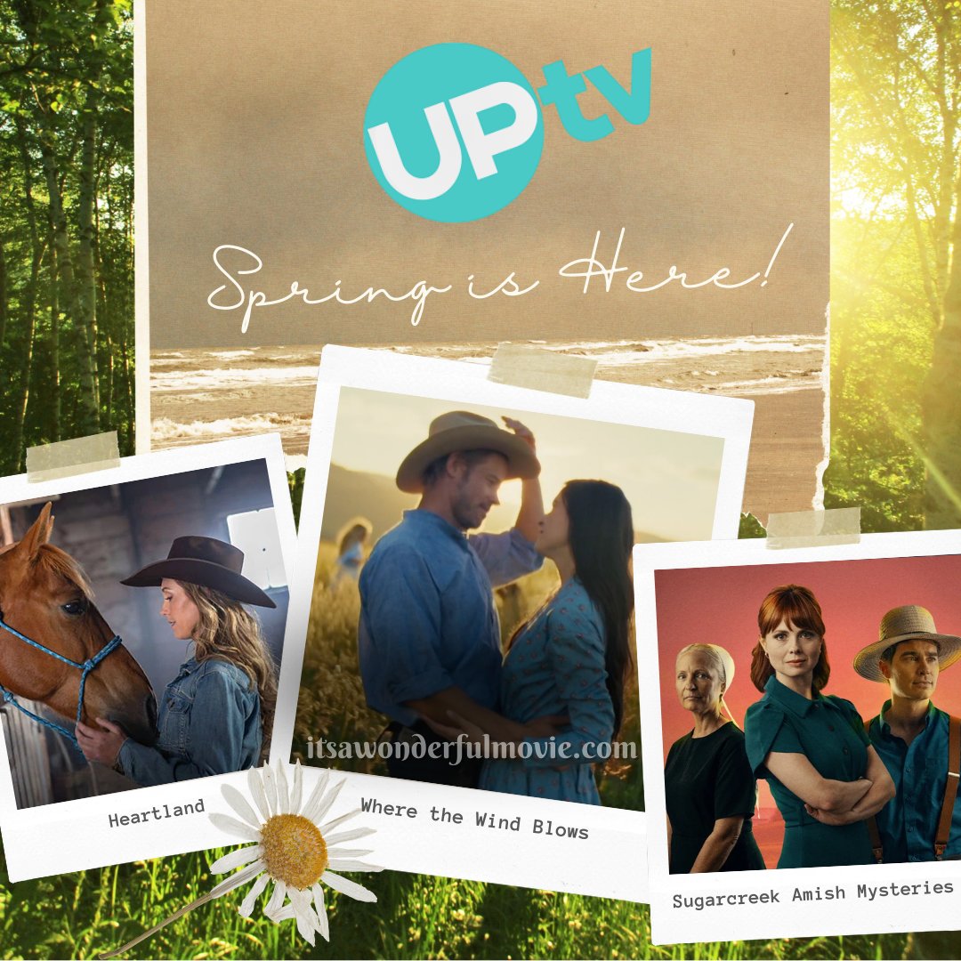 awonderfulmovie's tweet image. UPtv's March and April 2026 Programming - 
More #Heartland, New #SugarcreekAmishMystery, and Movies Return - including #WhereTheWindBlows starring #TrevorDonovan and #AshleyElaine!

See Here: 👇👇
itsawonderfulmovie.blogspot.com/2026/03/uptv-m…
#Spring #TVseries #Easter #DonoFANS