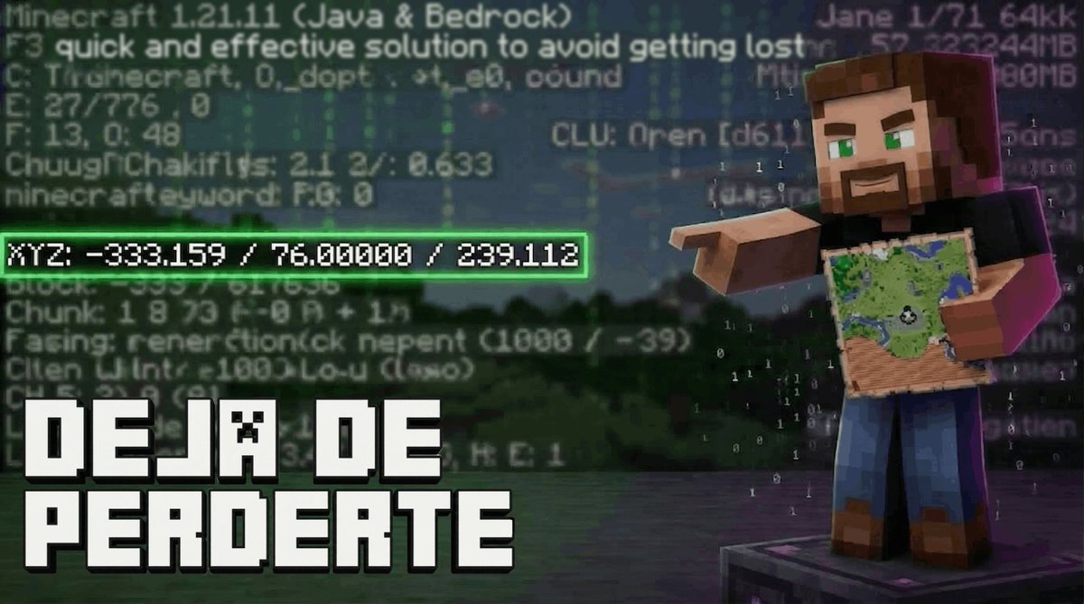Gustaf3737's tweet photo. ¡Nuevo video! No te pierdas más y aprende a usar las coordenadas en Minecraft

https://t.co/rdFtcmO0Dm

#minecraft #youtube #mojang https://t.co/34RY3SNhfc