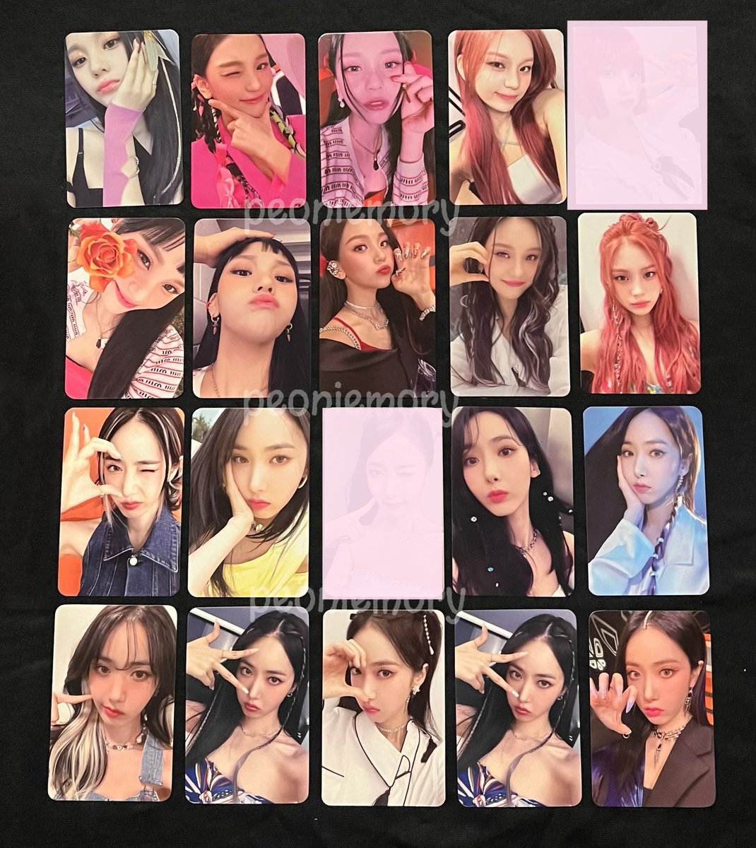 peoniemory's tweet photo. WTS | พร้อมส่ง 

การ์ดเบเนฟิต ชินบี , ออมจี 

𓏔 เหมา 18 ใบ 450฿ 
(ตกใบละ 25฿) ไม่ได้เก็บต่อแล้วค่า🫶🏻
𓏔  ww shipping 

비비지 여자친구 신비 , 엄지
포카 양도 🐱🐹🫶🏻🫧
#ตลาดนัดบีบีจี #ตลาดนัดviviz
#ตลาดนัดgfriend #ตลาดนัดยอชิน https://t.co/jxWgVFIGBv