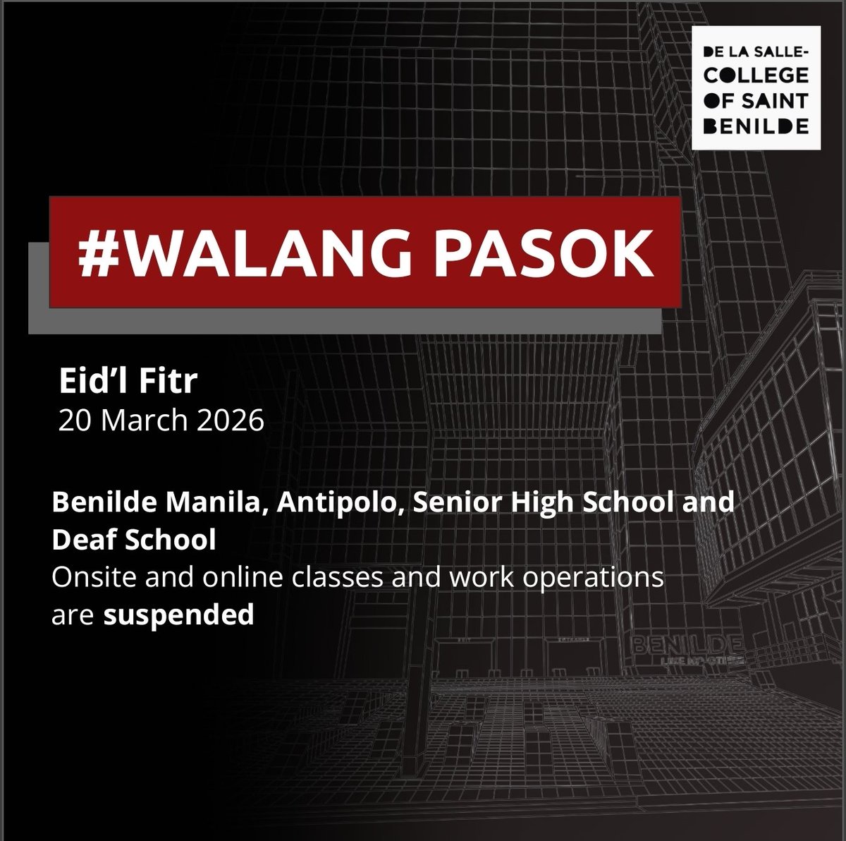 Benilde tweet media