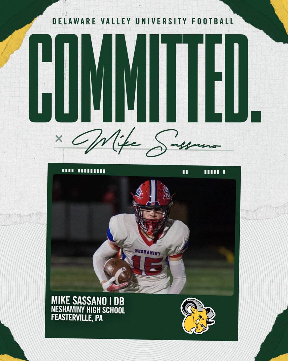 Michael Sassano WR/DB tweet media