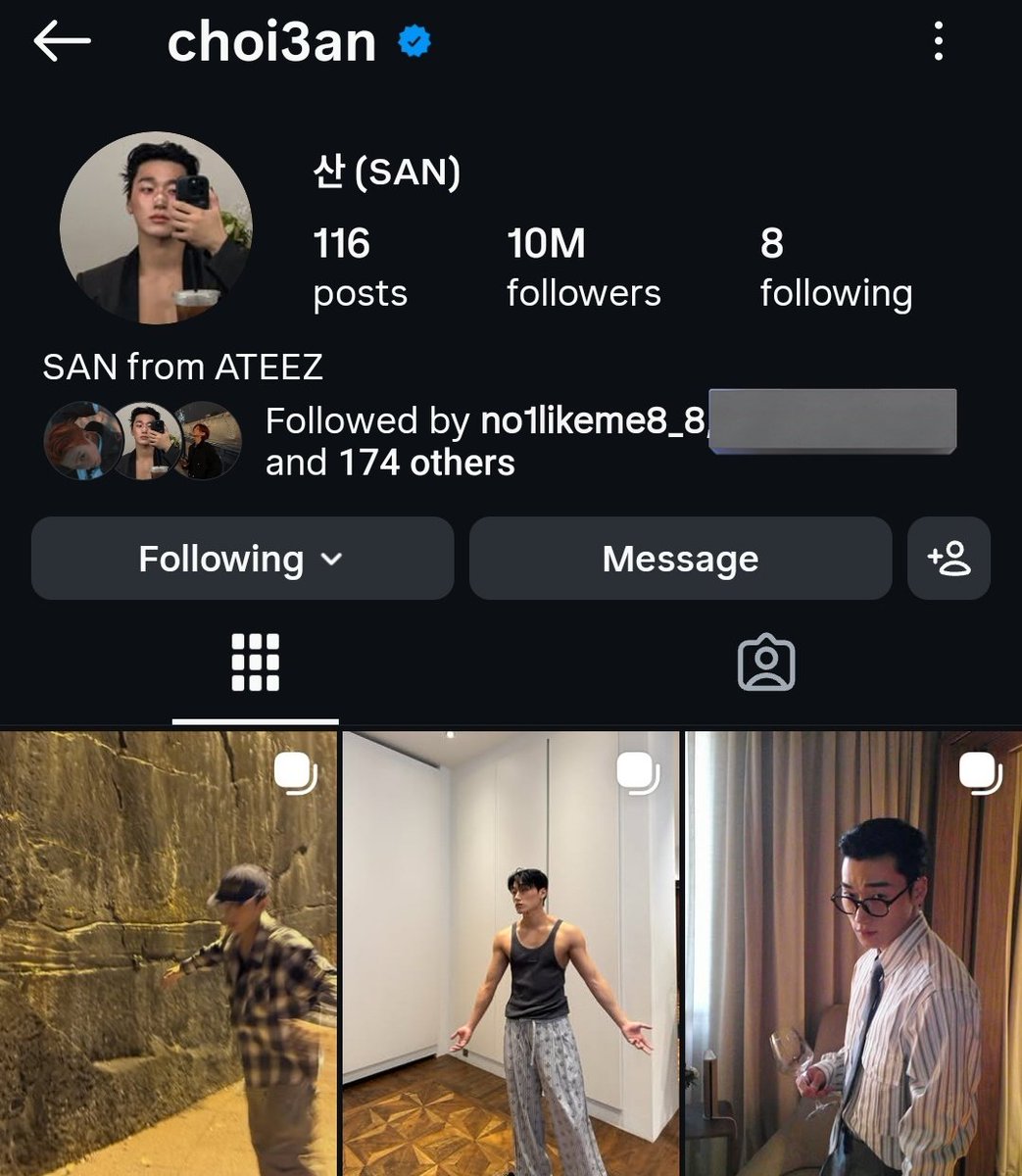 #CHOISAN has surpassed 10M followers on his personal instagram account! 🔥

HAPPY 10M FOLLOWERS CHOI SAN
#CHOISAN #최산 #산 <a href="/ATEEZofficial/">ATEEZ(에이티즈)</a>