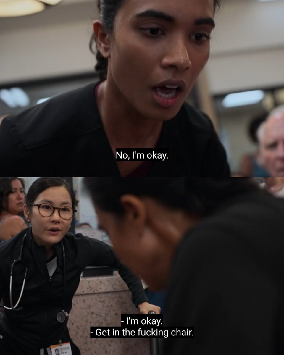 Joy Kwon you are my favorite new student in this show #thepitt