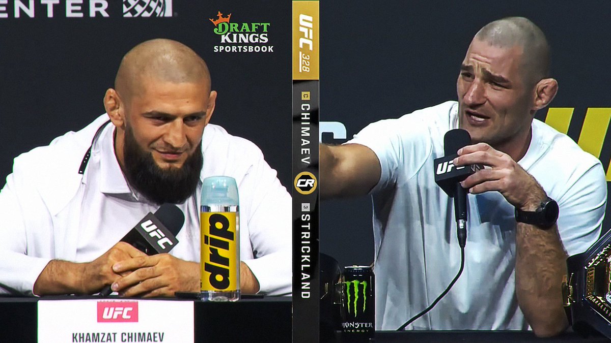 This press conference is gonna be CRAZY 😭 #UFC328