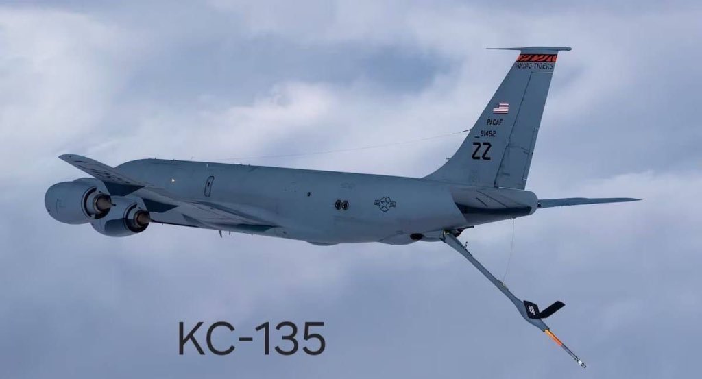 🇮🇷🇮🇶⚡️🇺🇸 JUST IN: Iran takes responsibility for downing the American KC-135 refueling aircraft

Spokesperson for the Central Khatam al-Anbiya HQ:
An American refueling aircraft was hit by air defense systems in western Iraq, crashed, and all its crew members were killed. #IranWar