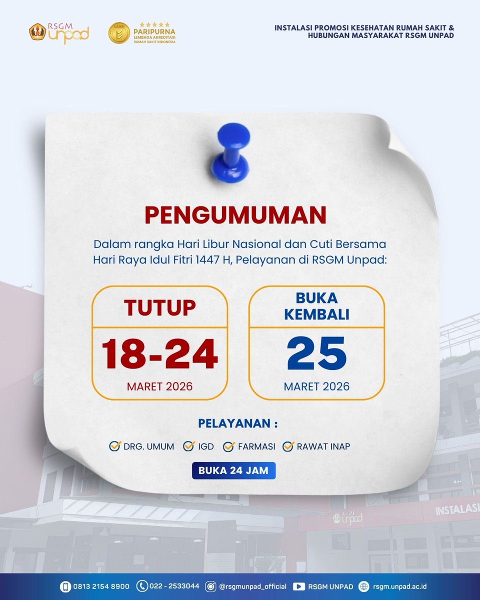 Rumah Sakit Gigi dan Mulut Universitas Padjadjaran tweet media