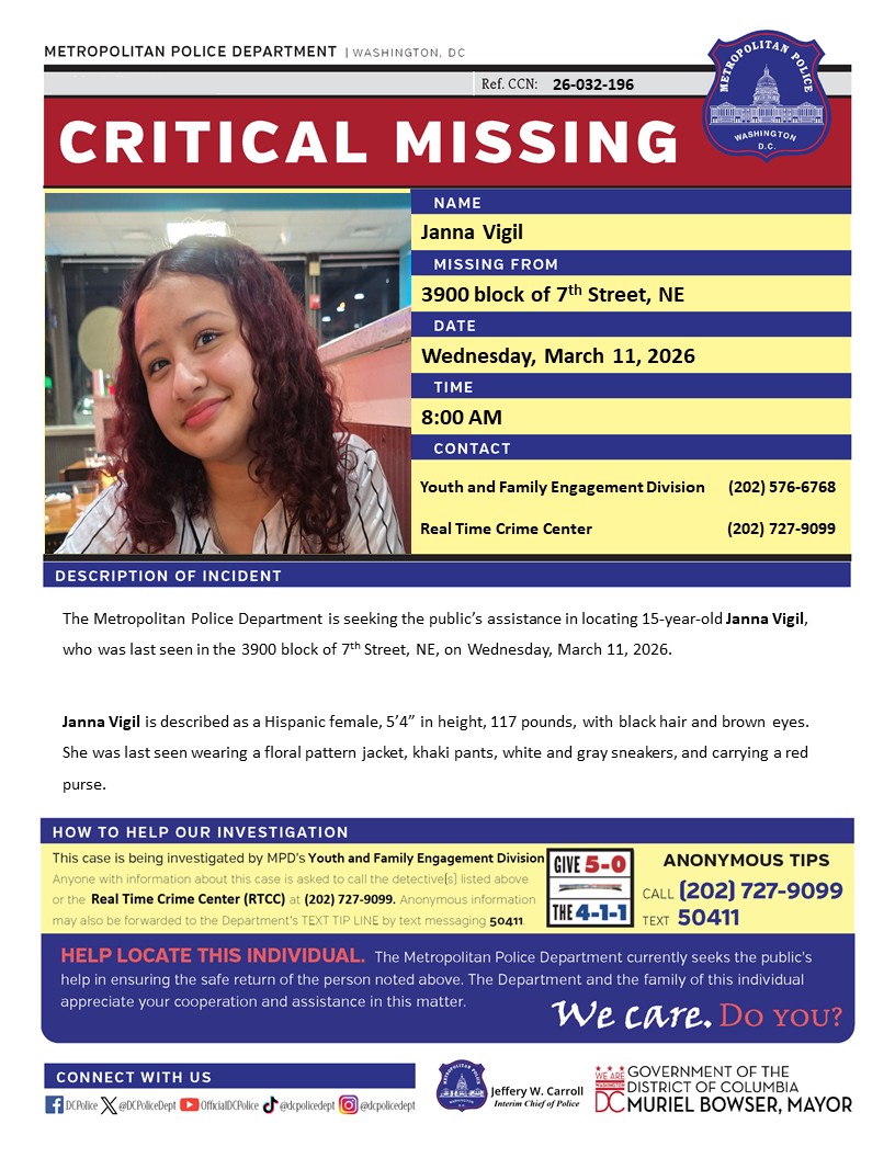 DC Police Department tweet media