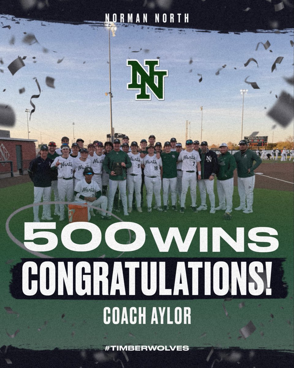 nnhsathletics1's tweet photo. NN Timberwolves defeat the Sabercats tonight to give Coach Aylor his 500th win. Congrats Coach Aylor!!! https://t.co/MvLrd6LsYd
