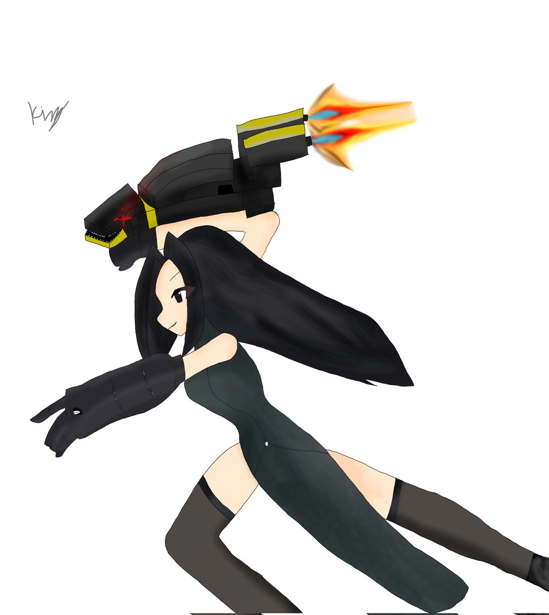 Yep luna and ark(my oc weapon)

#gwainsaga