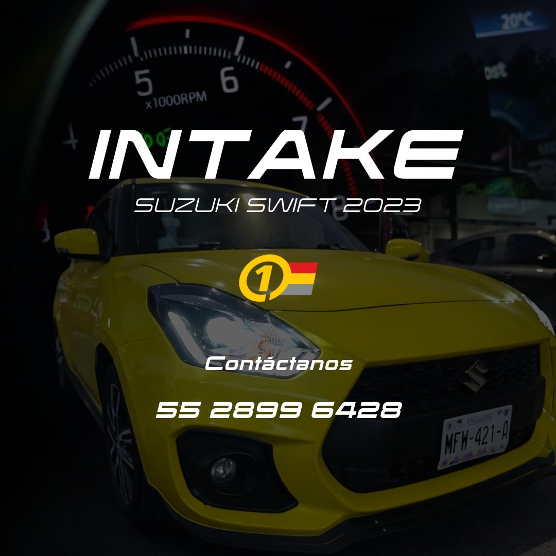 _Hangar1's tweet image. A este @Suzuki_Mex  SuzukiSwift se le instaló un intake de alto flujo para optimizar la entrada de aire.

Cotiza tu intake por WhatsApp: 55 2899 6428

#intake #speedcenter #suzukiswift