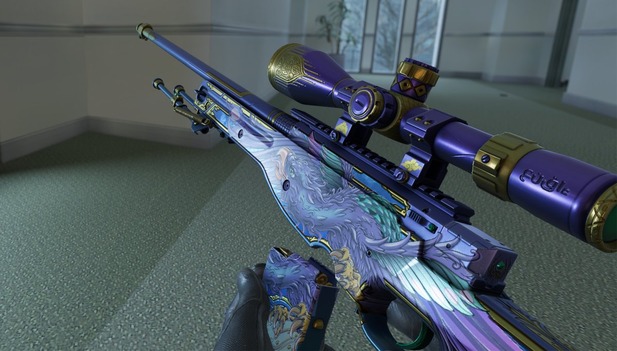 qus3l's tweet photo. Art meets firepower. 🎨🎯

This sniper rifle is wrapped in elegant pastel tones, golden ornaments, and a mythical bird design flowing across the body.

Deadly accuracy — but make it beautiful.
✍️✍️
https://t.co/zzcy5bcfrD

Collab - @CostOfBloodArt 
#CS2 @CounterStrike #CS2Skins https://t.co/wFlXxqchb8
