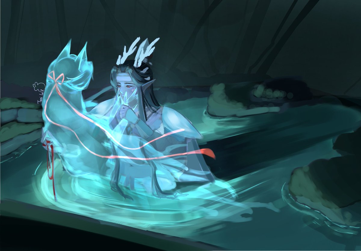 DragonJi &amp; FoxXian
Buscándote...🥀

Lo dí todo.
Mi celular siente que va a explotar así que ya es todo jajajaja

#Foxxian #DragonJi #WangXian  #mdzsfanart #mdzs