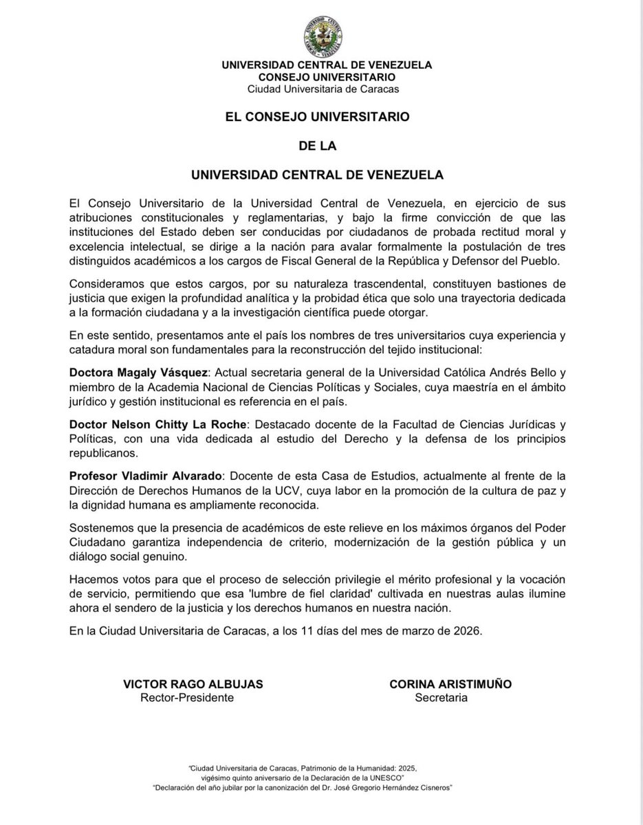FAU UCV tweet media