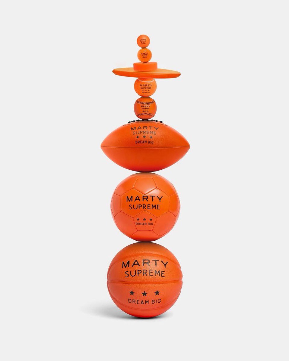 MARTY SUPREME Sports Balls Collection がオンライン発売開始