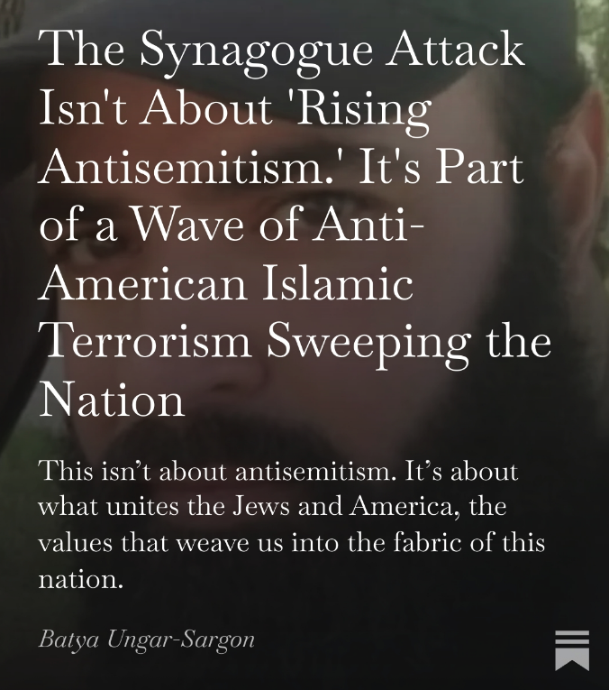 We're not just fighting terrorists. We're fighting those who cannot understand the danger posed by opening your door to people who hate you. People who refuse to accept the danger posed by a fraying national fabric, who fail to recognize what makes us unique, cohesive, and great.