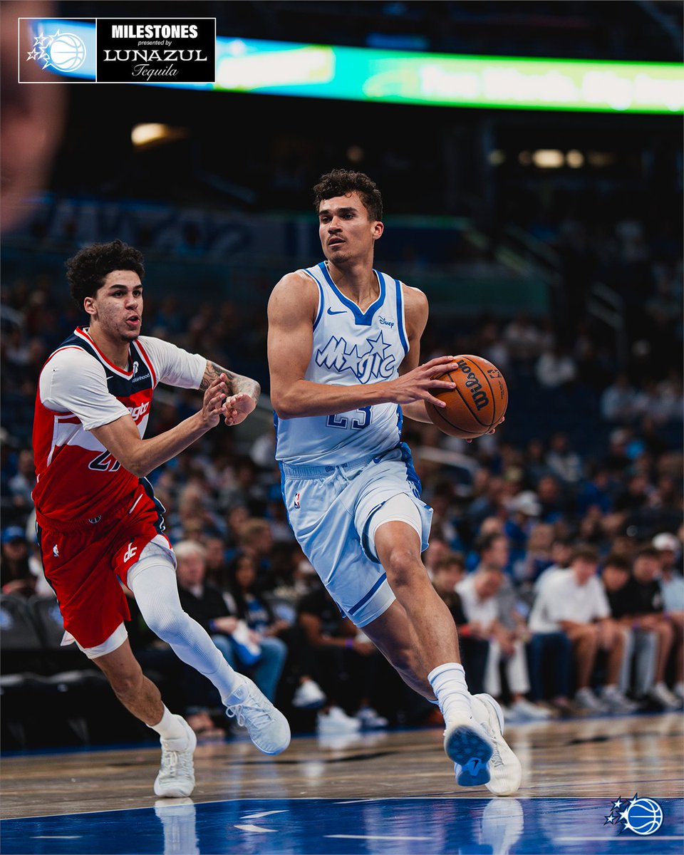 Tristan da Silva vs. WAS:
26 PTS*
7 REB
2 AST
4 STL
3 3PM
*26 points marked a career high