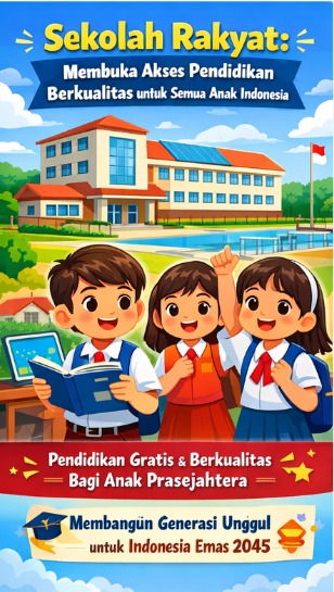 ⁠Sekolah Rakyat membuka akses Pendidikan berkualitas untuk semua anak Indonesia #SekolahRakyat