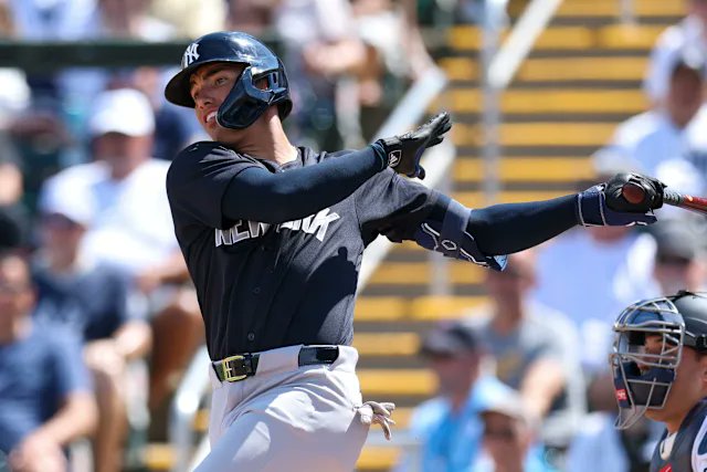 RotoLegends's tweet image. George Lombard Jr. Sent Down To Minor League Camp

Yankees send top prospect back to minor league camp. Lombard Jr. flashed the glove and upside this spring, but the 20-year-old will keep developing before his Bronx call.